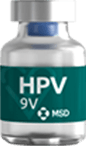 Imagem do frasco da vacina contra HPV 9Valente